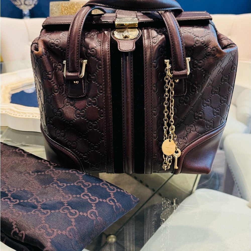Treasure Boston Bag Guccissima